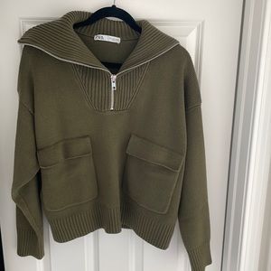 Zara Quarter-Zip Sweater